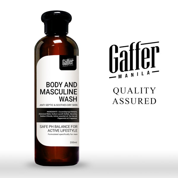 Body and Masculine wash